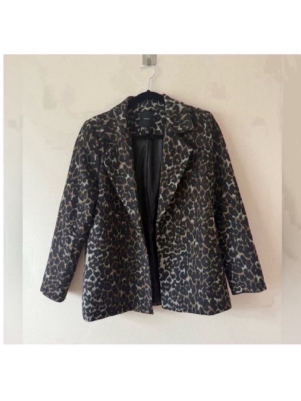 Forever 21 Leopard Print Coat M